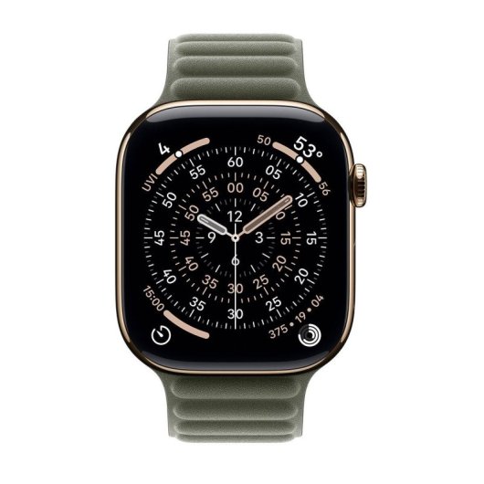 Cinturino Apple MGDK4ZM/A Bracciale Maglia Fine Intrecciato Magnetico Grigio Salvia S/M