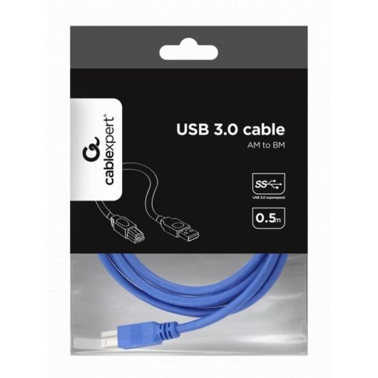 Cable USB Gembird CCP-USB3-AMBM-6 1,83 m Azul USB 3.0 Macho-Macho