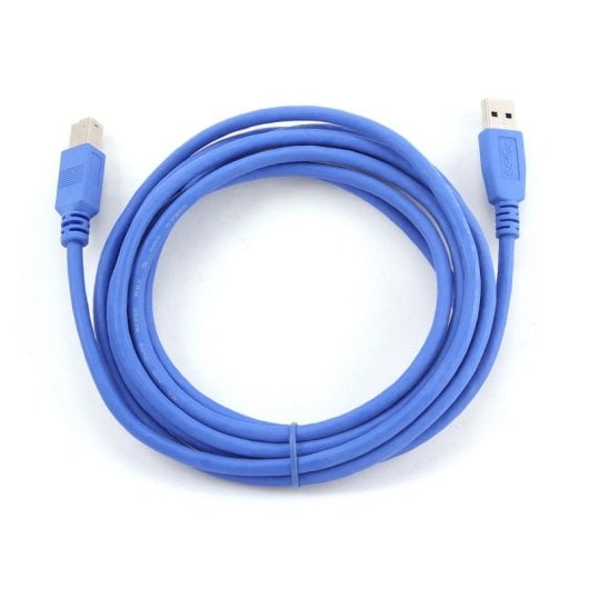 Cable USB Gembird CCP-USB3-AMBM-10 A-B 3 m Contactos chapados en oro Azul
