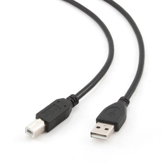USB-Kabel Gembird USB2-AB-15 Goldbeschichtet 4,5m, A/B Male/Male, Schwarz
