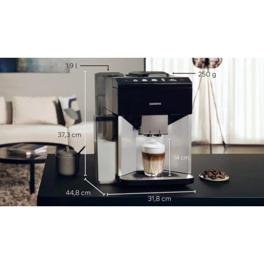 Cafetera Automática Siemens EQ.500 TQ513R01 1,9 L 15 bares con molinillo cerámico