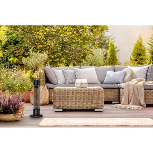 Aquecedor de exterior Activejet APH-IS800 800W aço inoxidável luz âmbar