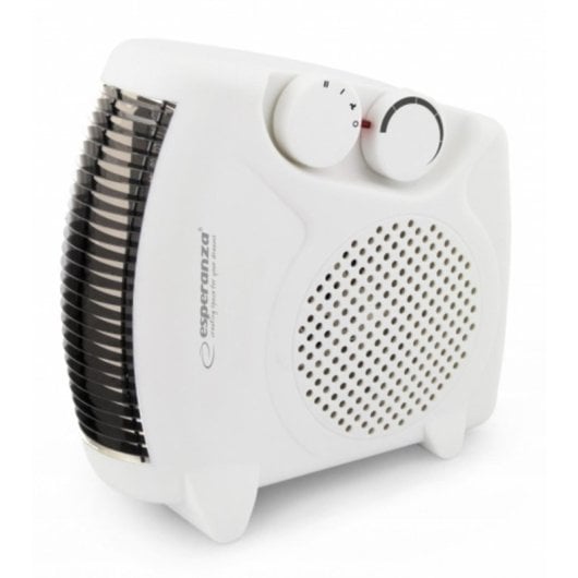 Calefactor Esperanza EHH004 Negro Blanco Giratorio 2000W Eléctrico