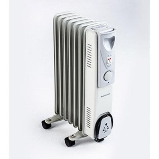 Radiador Elétrico Ravanson OH-07 1500W compacto controlo rotativo proteção extra