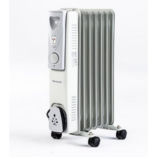 Radiador Elétrico Ravanson OH-07 1500W compacto controlo rotativo proteção extra