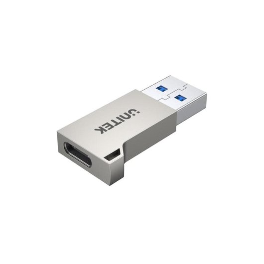 USB-Adapter UNITEK A1034NI Silber Gehäuse Zink Kompakt