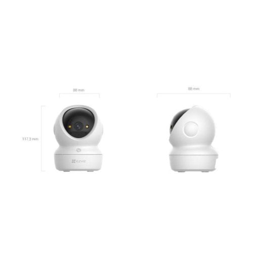 Câmara IP EZVIZ H6C 3K Visão Noturna Interior Deteção IA Giro 360° Áudio Bidirecional