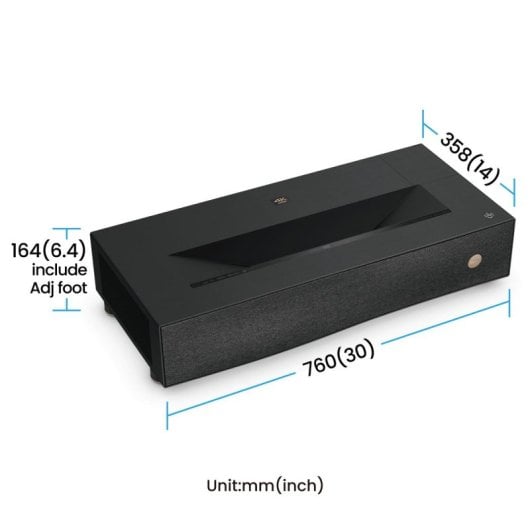 Proyector BenQ V5010i UHD 4K 2500 Lúmenes 100" Láser DLP Smart TV Wi-Fi