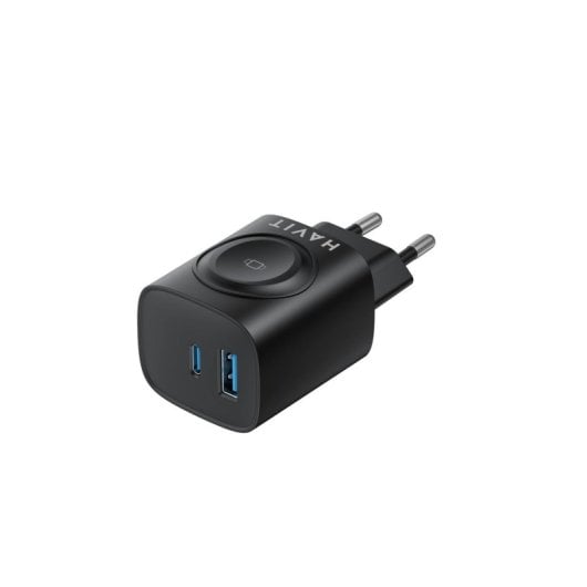 Cargador Havit 6939119081065 GaN USB-C Wireless Carga Rápida Negro