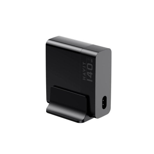 Ladegerät Havit 6939119068417 GaN 140W 3x USB-C 2x USB-A Schnellladung Schwarz
