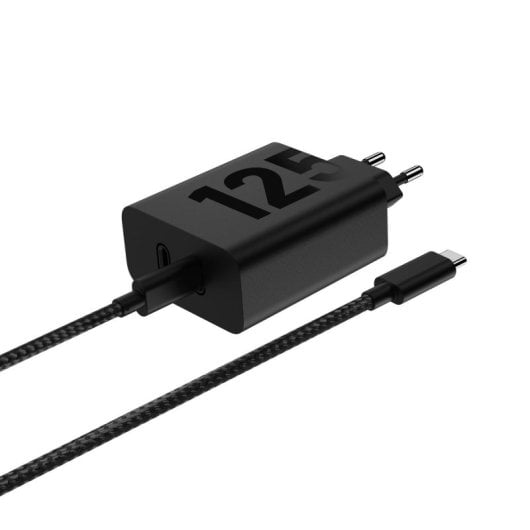 Carregador Motorola TurboPower 125W Duo 2xUSB-C GaN Preto 2m