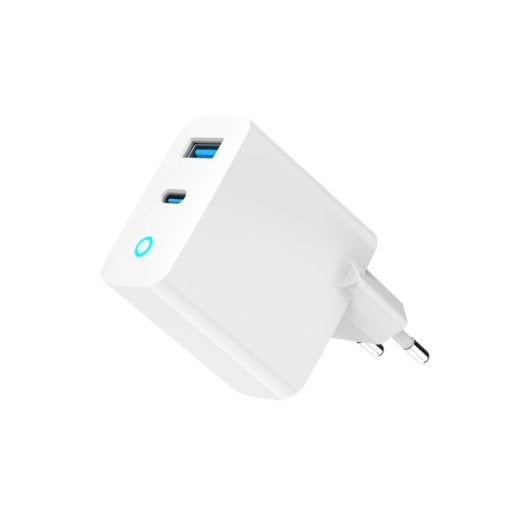 Carregador Gembird TA-UC-PDQC65L-W-01 65W GaN USB-C USB-A Branco Carga Rápida