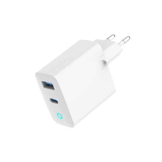 Carregador Gembird TA-UC-PDQC65L-W-01 65W GaN USB-C USB-A Branco Carga Rápida