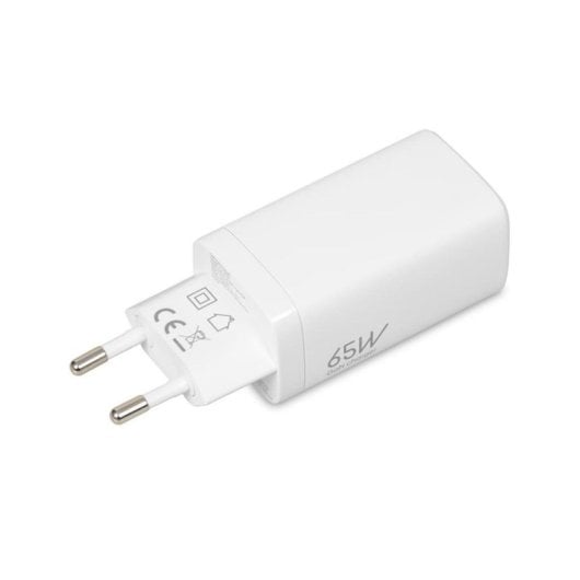 Carregador iBox ILUC65W 65W 2x USB-C 1x USB-A Carregamento Rápido Branco
