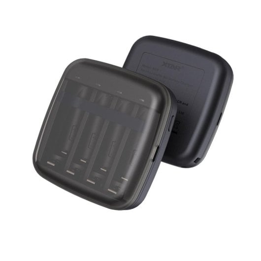 Carregador de Pilhas XTR BC4 AA AAA Universal USB 4 Slots Proteção Polaridade
