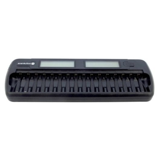 Carregador Everactive NC-1600 AA AAA 16 Slots Níquel-metal Hidreto Ecrã LCD