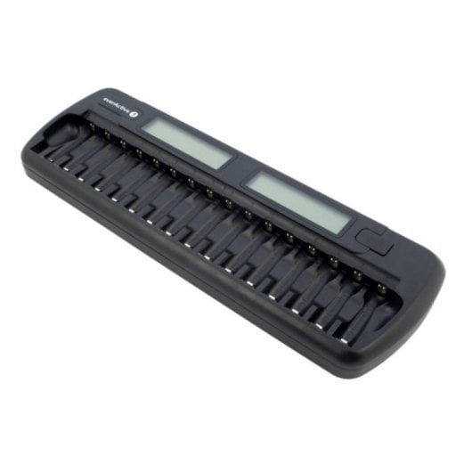 Carregador Everactive NC-1600 AA AAA 16 Slots Níquel-metal Hidreto Ecrã LCD