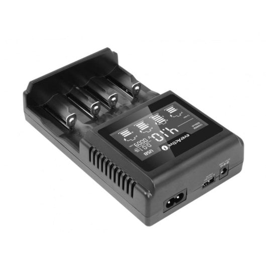 Carregador Everactive UC-4000 Multi-químico 12V 3A Ecrã AA AAA Preto