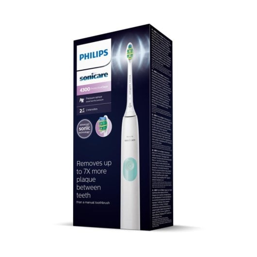 Escova Dentes Elétrica Philips ProtectiveClean 4300 HX6807 Sónico 62000 pulsações Branca