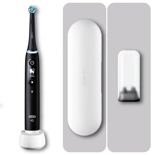 Escova de Dentes Elétrica Oral-B iO Series 6 Preta Modos Sensor Pressão App