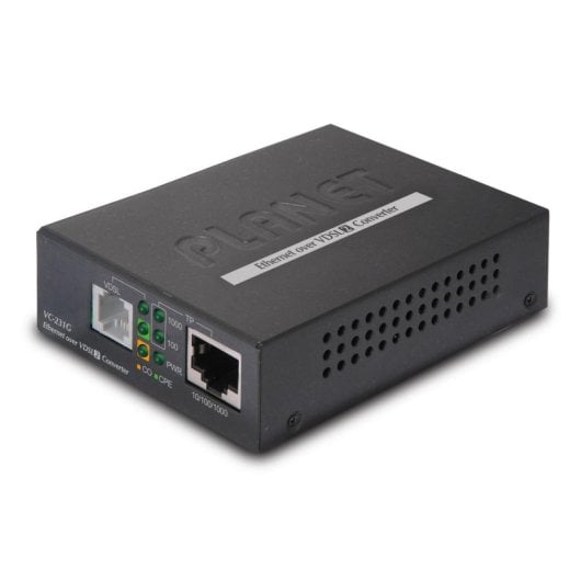 Convertidor Ethernet PLANET VC-231G 1000 Mbit/s Full Duplex Negro