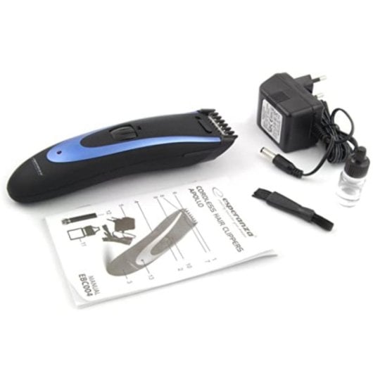 Tagliacapelli Esperanza EBC004 Batteria Integrata 24 Lunghezze Nero Blu