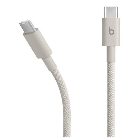 Cabo USB-C Apple Beats 1,5 m Branco Malha Carregamento Rápido