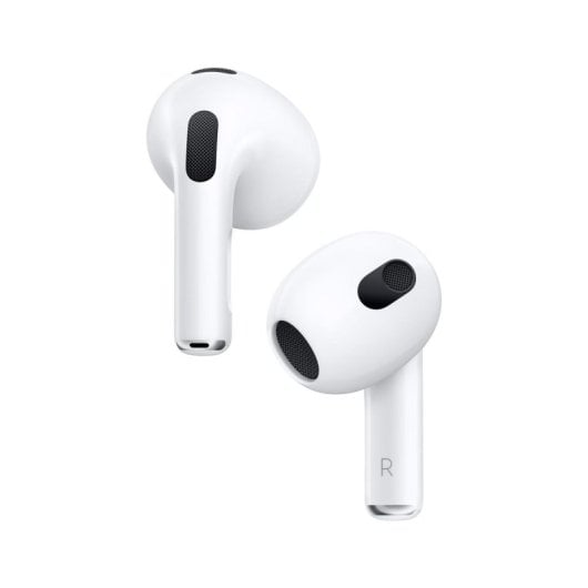 Ecouteurs Apple AirPods (3rd generation) intra-auriculaires sans fil Bluetooth pour appels et musique résistants à l'eau blancs