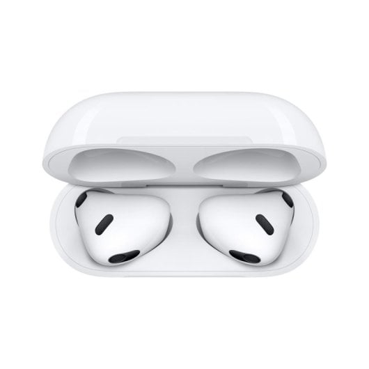 Ecouteurs Apple AirPods (3rd generation) intra-auriculaires sans fil Bluetooth pour appels et musique résistants à l'eau blancs