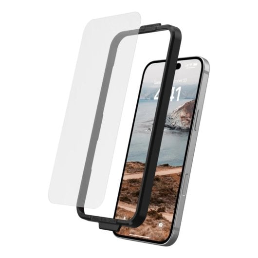 Protecteur d'écran Urban Armor Gear 14436111NA iPhone 16 Plus verre trempé translucide