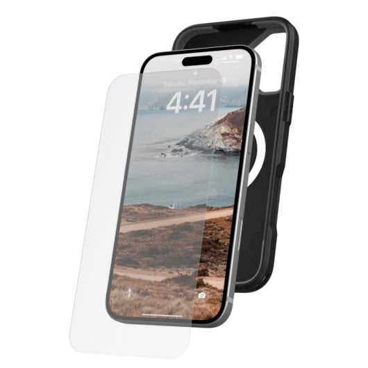 Protecteur d'écran Urban Armor Gear 14436111NA iPhone 16 Plus verre trempé translucide