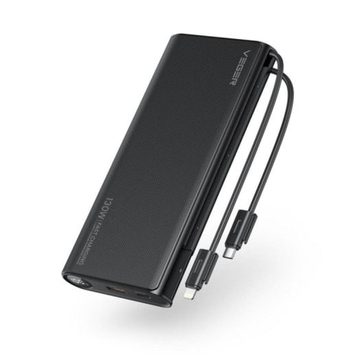 Powerbank Veger TC130 VG-W2503-T130 25000mAh 130W LCD USB-C Lightning Preto