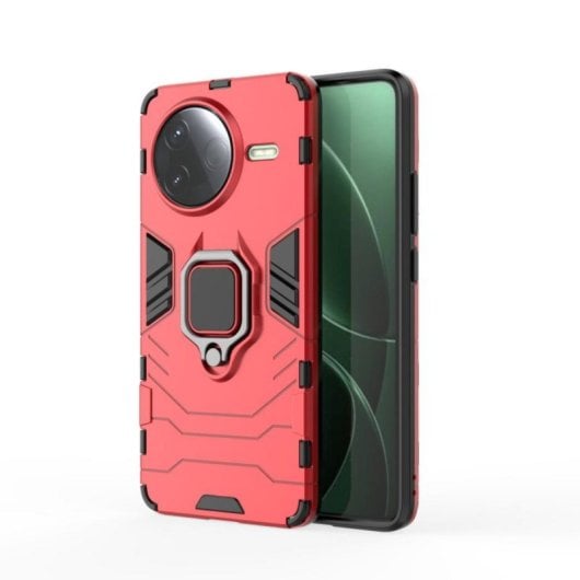 Funda para móvil Max Power Digital Anillo Magnético Silicona y Policarbonato Negra para Xiaomi Poco F7 Pro
