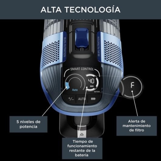 Aspirateur balai sans fil Rowenta X-Force RH99C0 480W Autonomie 70min LED Animal Care