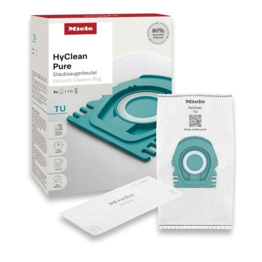 Staubbeutel Miele HyClean Pure Guard L1 S1 AirClean Filter 4er-Pack Arctic Blue