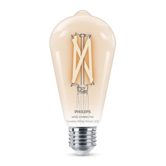 Lâmpada Inteligente Philips ST64 E27 Filamento LED Regulável Transparente 7 W
