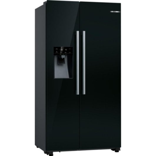 Frigorífico Americano Bosch KAD93ABEP No Frost 178cm 562L E Negro Vidrio Dispensador de Hielo