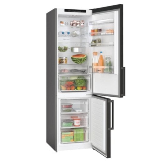 Frigorífico Combi Bosch KGN39VXBT No Frost 203cm 363L B Negro Zona Fresca