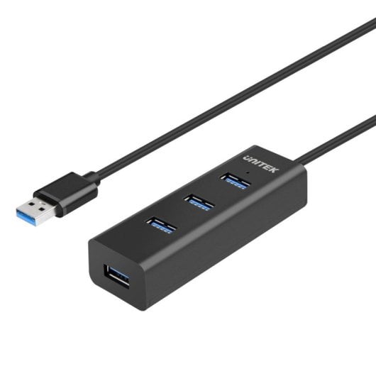 Hub UNITEK 4 porte USB 3.2 Gen 1 5000 Mbps Y-3089 Plug & Play LED