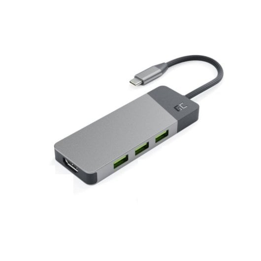 Hub Green Cell 7 puertos 5000 Mbit/s modelo HUBGC01 Power Delivery 85W y lector SD