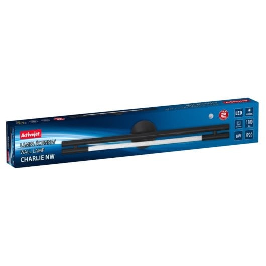 Applique LED Activejet AJE-CHARLIE NW 8W 4000K 1100lm Nero Interni