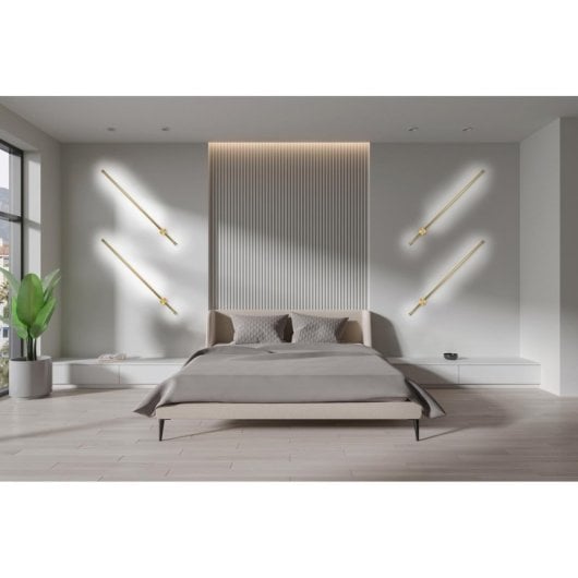 Applique LED Activejet AJE-HILTON Patina 108 LED Oro 4000K 450lm IP20