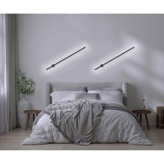 Applique LED Activejet AJE-HILTON Nero 108 LED 13W 4000K 450lm IP20