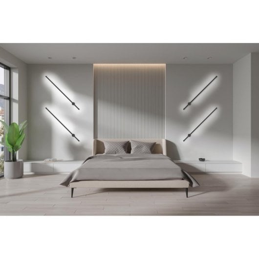 Applique LED Activejet AJE-HILTON Nero 108 LED 13W 4000K 450lm IP20