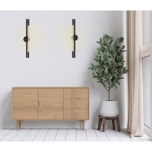 Applique LED Activejet AJE-CHARLIE WW 8W 196 LED 2700K Nero Interni