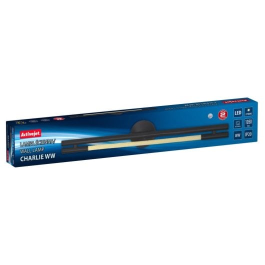 Applique LED Activejet AJE-CHARLIE WW 8W 196 LED 2700K Nero Interni