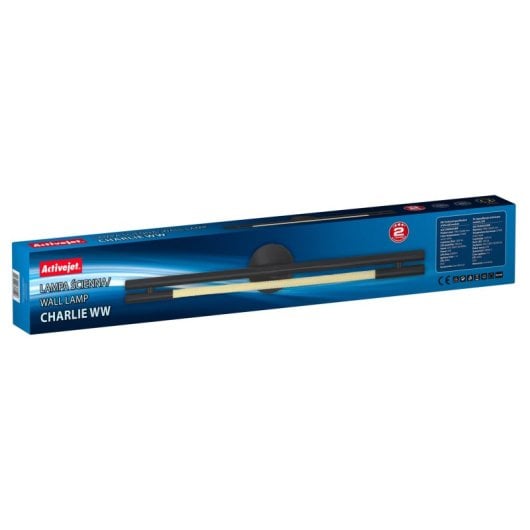 Applique LED Activejet AJE-CHARLIE WW 8W 196 LED 2700K Nero Interni
