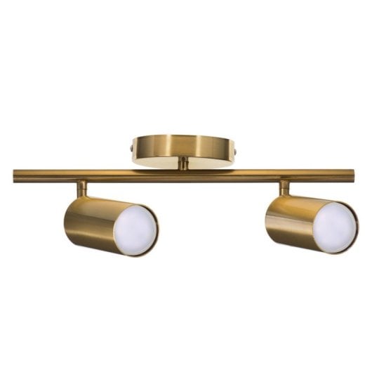 Lampada da soffitto Activejet SPECTRA doppia oro cilindro GU10 IP20