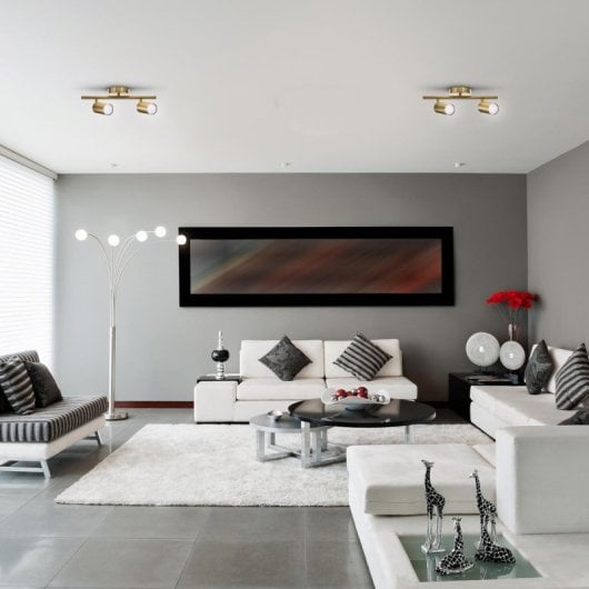 Lampada da soffitto Activejet SPECTRA doppia oro cilindro GU10 IP20