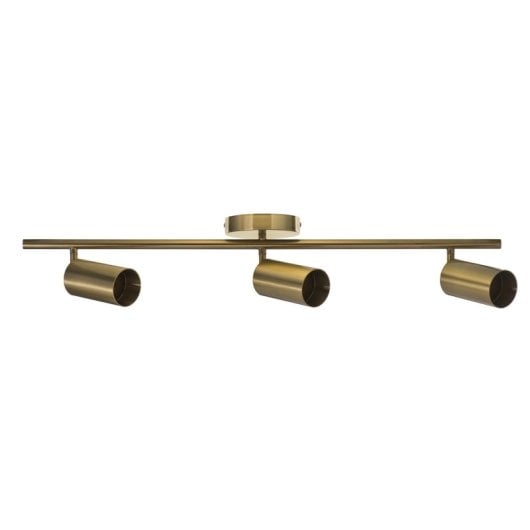 Lampada da soffitto Activejet SPECTRA oro trilampada cilindrica GU10 IP20